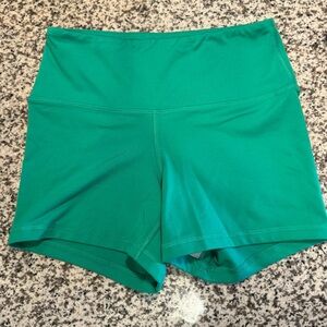 FLEO Power High Rise Shorts - Small - Deep Mint - Like New!